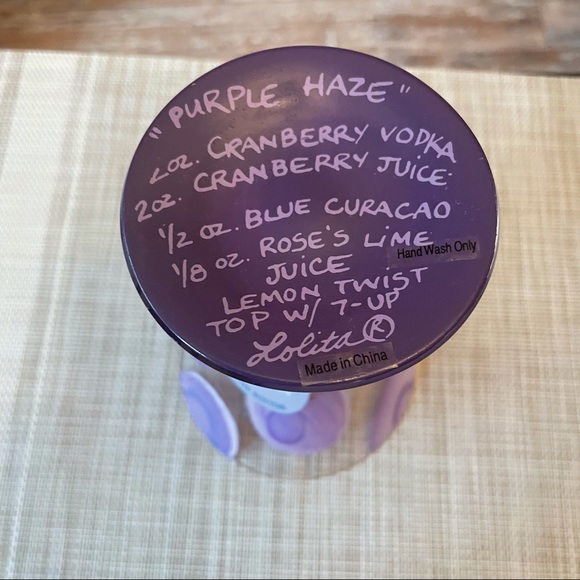 RARE Lolita Purple Haze Martini Glass - Picture 4 of 6